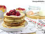 Pancakes au Coco {Sans Gluten Ni Lactose}