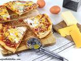 Pizza Bacon, Cheddar & Oeufs