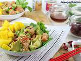 Poke Bowl Saumon, Avocat et Mangue {Bataille Food #39}