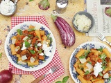 Rigatoni alla Norma {Pâtes à l'Aubergine}