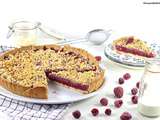 Tarte Crumble aux Framboises