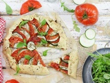 Tarte Rustique Tomates et Courgette {Indian Summer Style}