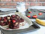 The Brownie Allégé {Fraise & Banane}