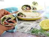 Wraps Saumon et Concombre