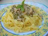 Pates : tagliatelle sauce saumon