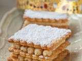 Galette des rois déstructurée ou les millefeuilles aux amandes grillées