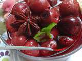 Assiette gourmande aux cerises : soupe de cerises aux épices