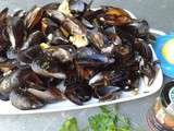 Moules au citron et au piment d’Espelette (à la plancha)