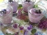 Mousse de mascarpone aux myrtilles