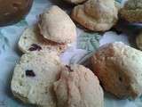 Scones aux cranberries