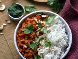 Dahl aux carottes et lait de coco ou curry de lentilles corail