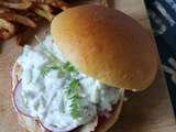 Greek Burger au tzatziki