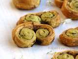 Palmiers au pesto d'ail des ours