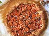 Tarte rustique abricot et noisette - Recette facile