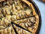 Tarte rustique aux champignons et au Vacherin Fribourgeois