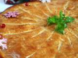 Tourte feuilletée forestière {défi Noël Végé}