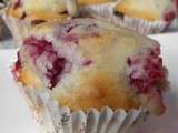 Muffins aux framboises