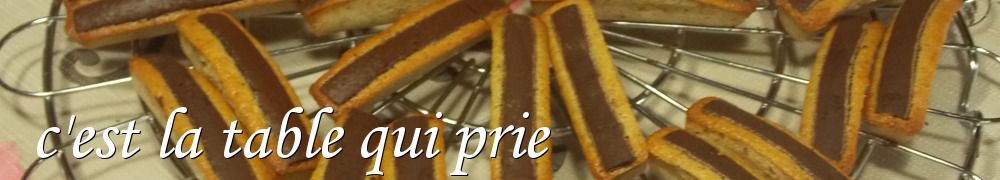 Recettes de c'est la table qui prie