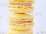 Macaron citron curd pierre herme & coque de macaron faciles