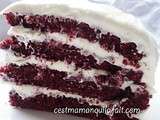 Red velvet recette gateau americain, une de mes recettes fetiches