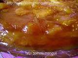 Tarte tatin pomme-mangue-toffee