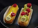 ## l’Eclair de Génie: Framboisier vs Passion-Framboise ##