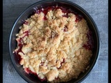 Crumble aux framboises