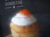 Cupcakes au saumon fumé