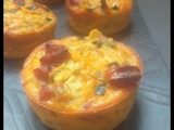 Flans de courgettes au chorizo