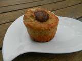 Muffins aux flocons d'avoine, banane § chocolat