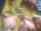 Poulet au thym, ail et citron