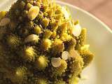 Chou romanesco et sa vinaigrette italienne