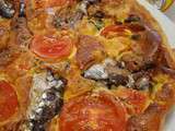 Quiche en etoile de sardines