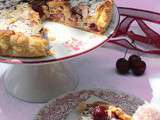 Tarte aux cerises et aux amandes