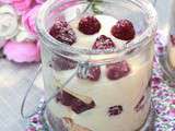 Tiramisu express aux framboises en verrine et concours express