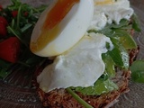 Tartine avocat, oeuf mollet, mozzarelle ou Avocat toat