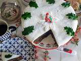 Comment recouvrir un christmas cake, avec une pâte d’amande et une pâte à sucre