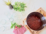 Confiture d’abricots à la verveine du jardin