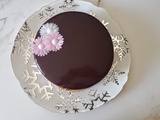 Entremets chocolat-caramel