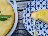 Gâteau renversé à la gelée de melon vert, sans gluten