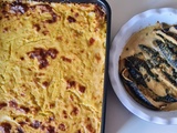 Gratin de chou fleur au fromage et au curcuma