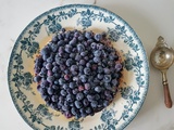 Tarte aux myrtilles et à la crème d’amandes