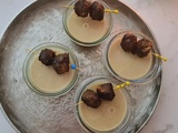 Velouté d’asperges et boulettes de viande