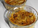 Crème aux pommes et au caramel au beurre salé façon crème brûlée