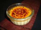 Crème brûlée à la marmelade d'orange