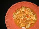 Curry de poulet aux crevettes