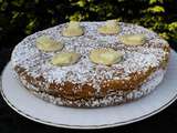 Gâteau au chocolat blanc et au baobab