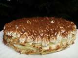 Mille-feuille de crêpes façon tiramisu