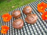 Muffins au chocolat et au beurre de cacahuètes