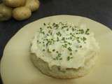 Purée de pommes de terre à la ciboulette et à l'huile d'olive